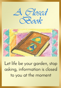 A closed Book